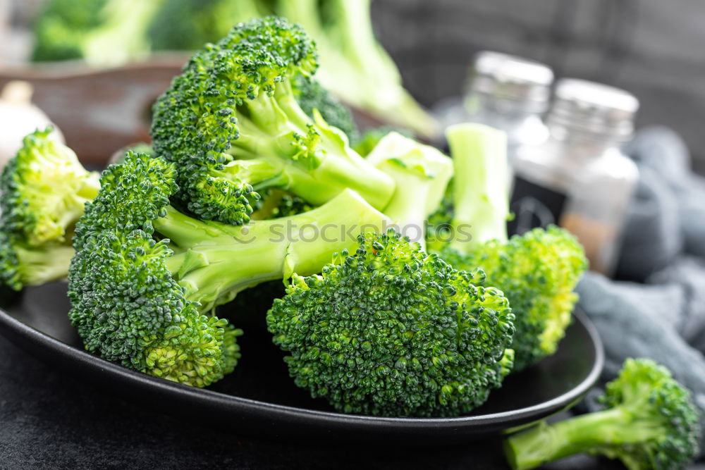 Similar – Image, Stock Photo Prepare broccoli cabbage on chopping board