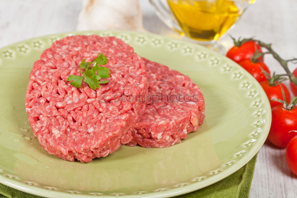 Similar – Image, Stock Photo burger time Food Meat