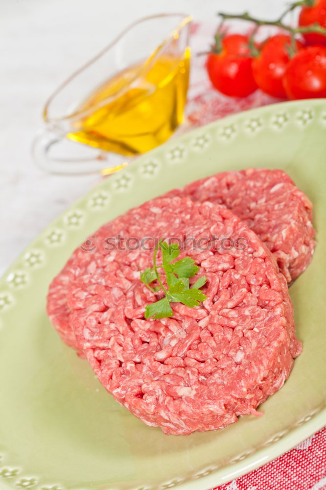 Similar – Image, Stock Photo burger time Food Meat