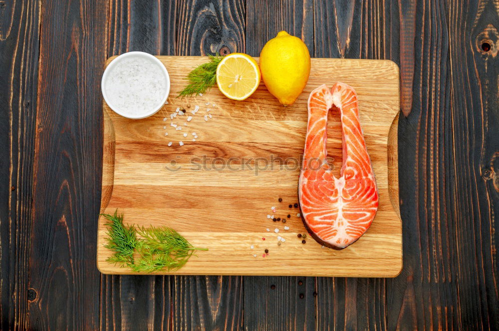 Similar – Image, Stock Photo fresh mackerel Seafood