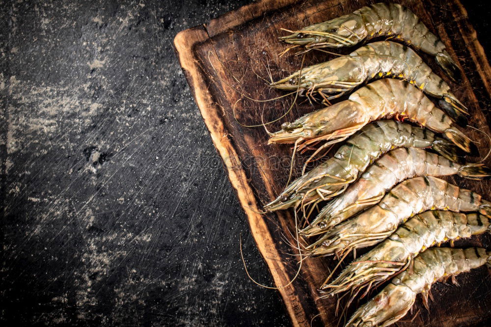 Similar – Image, Stock Photo Roasted salmon fish on baking paper.