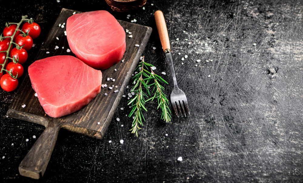Similar – Image, Stock Photo Heart shaped from raw meat with text: Organic Meat