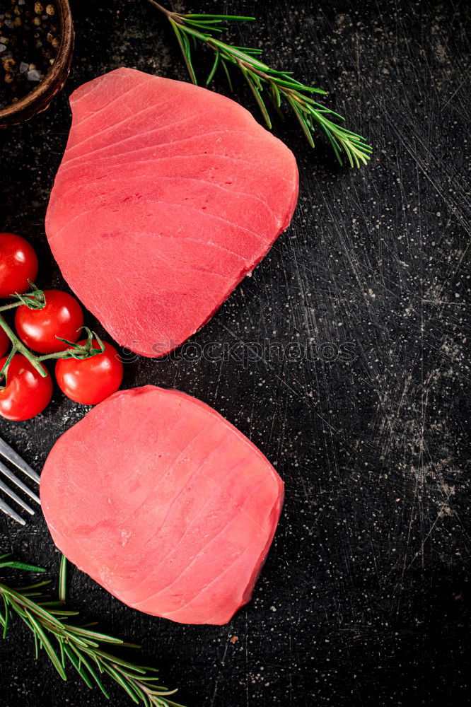 Similar – Image, Stock Photo Heart shaped from raw meat with text: Organic Meat