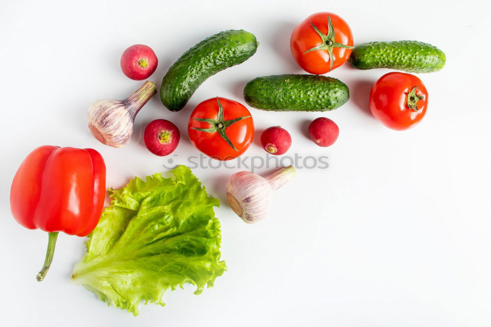 Similar – Image, Stock Photo Asparagus with vegetables on a white background