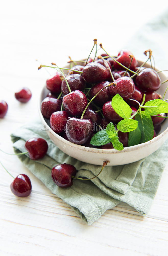 Similar – Image, Stock Photo Cherries & medlars Fruit
