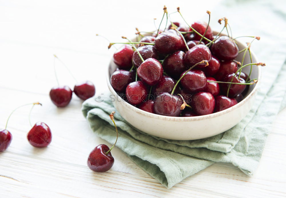 Similar – Image, Stock Photo Cherries & medlars Fruit
