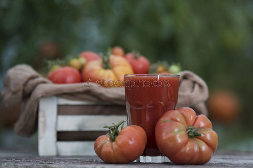 Similar – Carrot juice in a transparent little jar