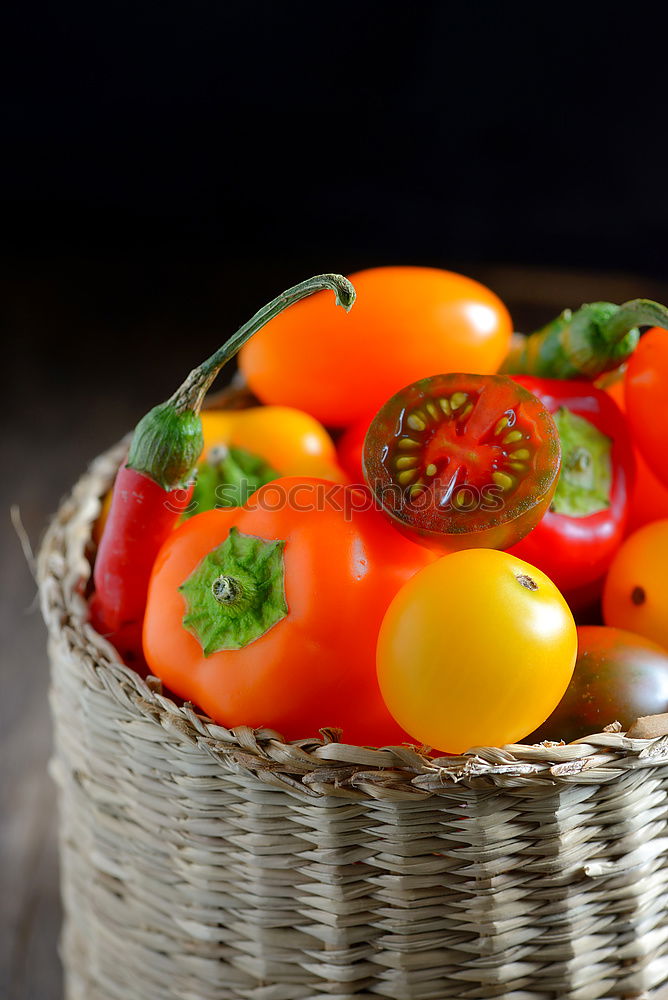 Image, Stock Photo red moon Food Vegetable