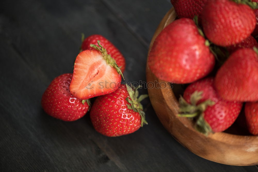 Similar – Image, Stock Photo Asparagus and strawberries