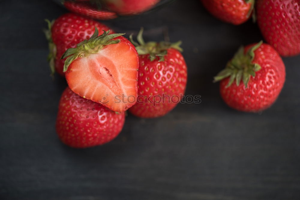 Similar – Image, Stock Photo Asparagus and strawberries