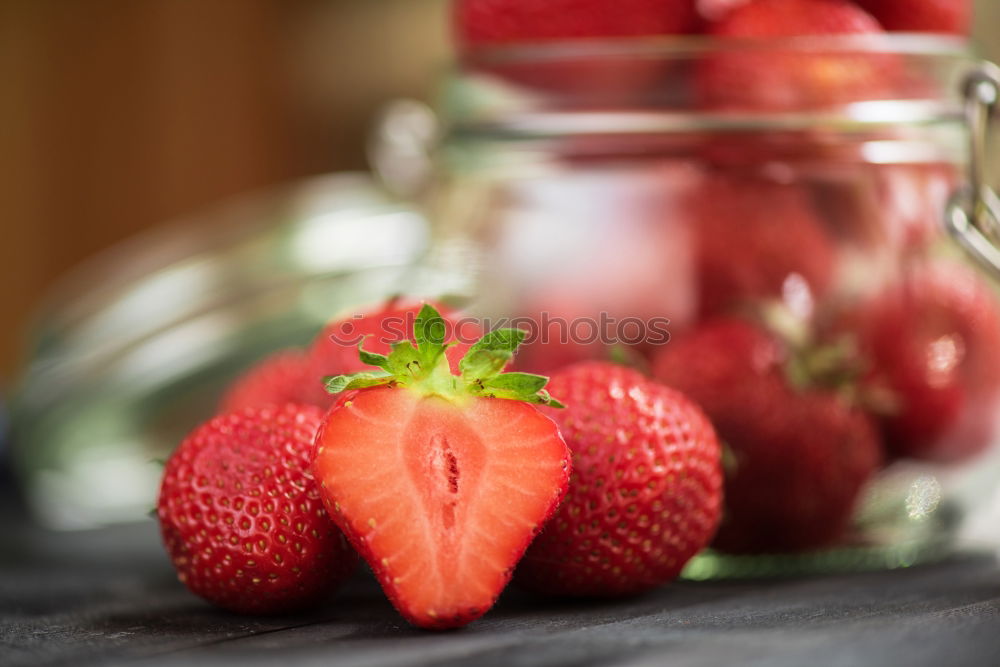 Similar – Image, Stock Photo Asparagus and strawberries