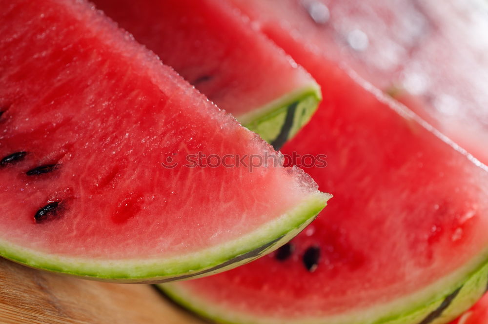 Similar – slice of ripe red watermelon