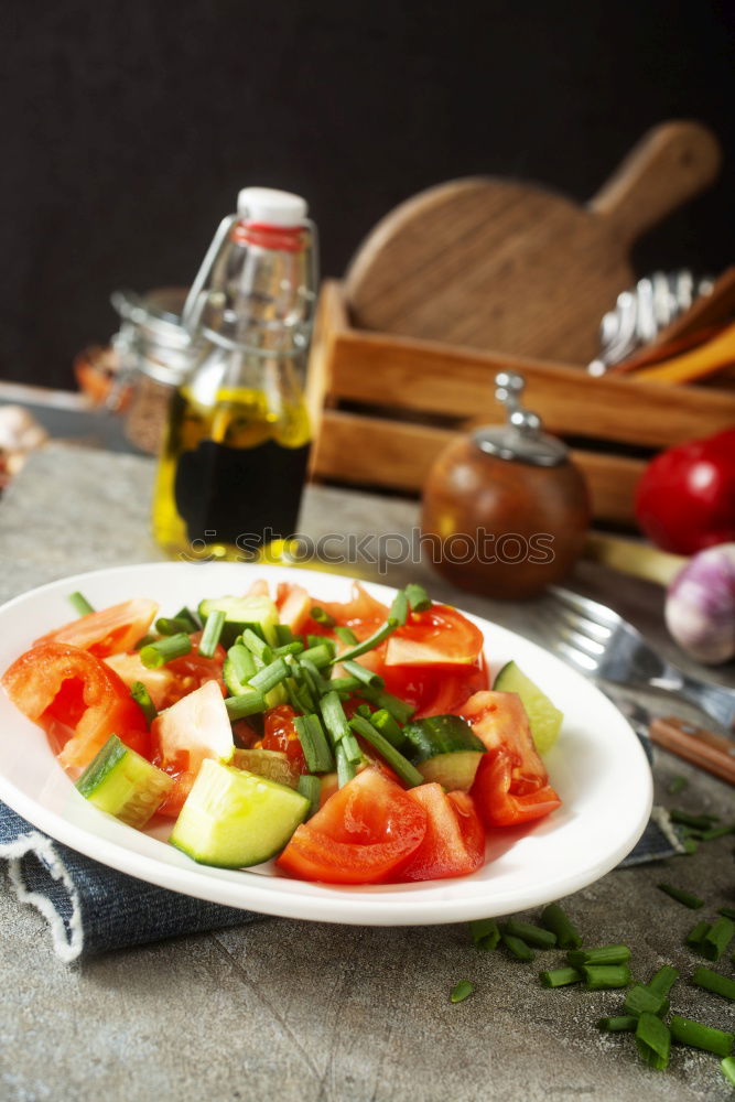 Similar – Greek salad Cheese