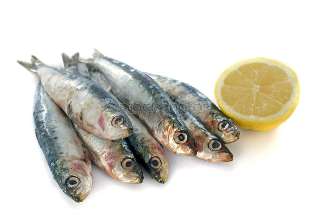 Similar – Prepare fresh fish with lemon and oil