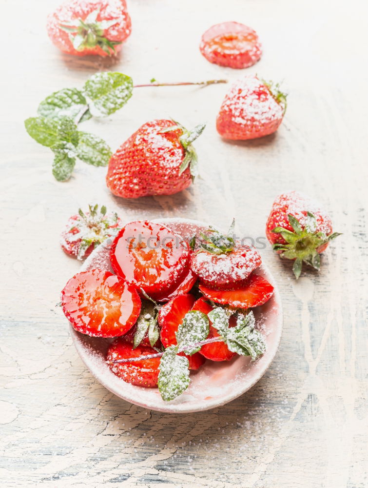 Similar – Homemade jam on wooden table