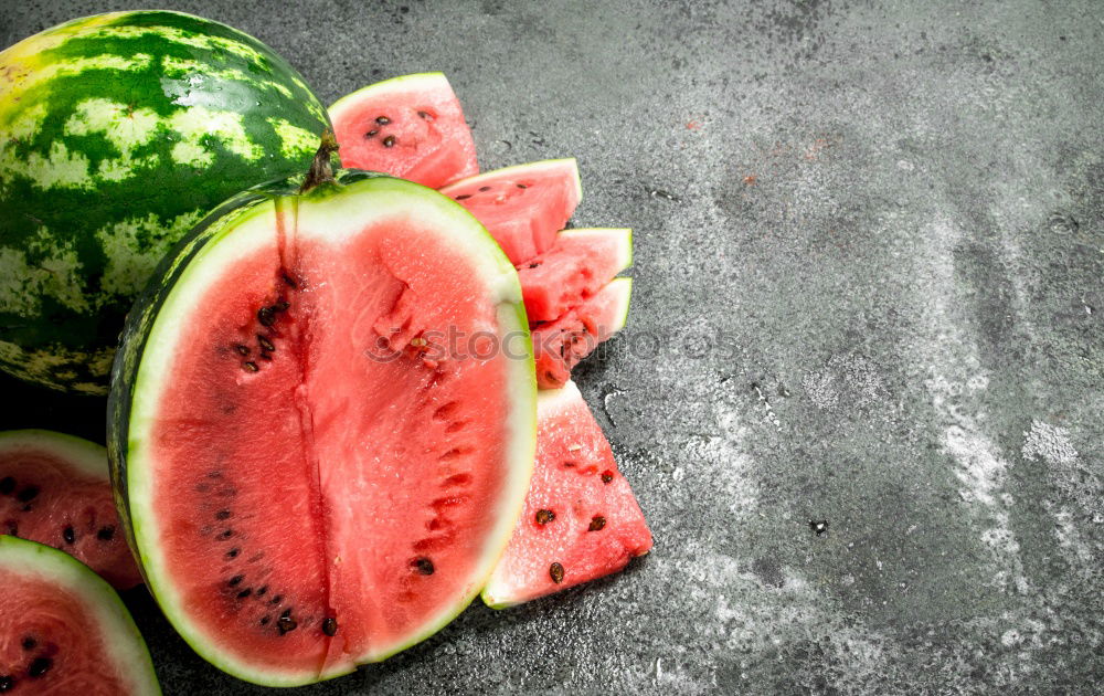 Similar – Half of the watermelon