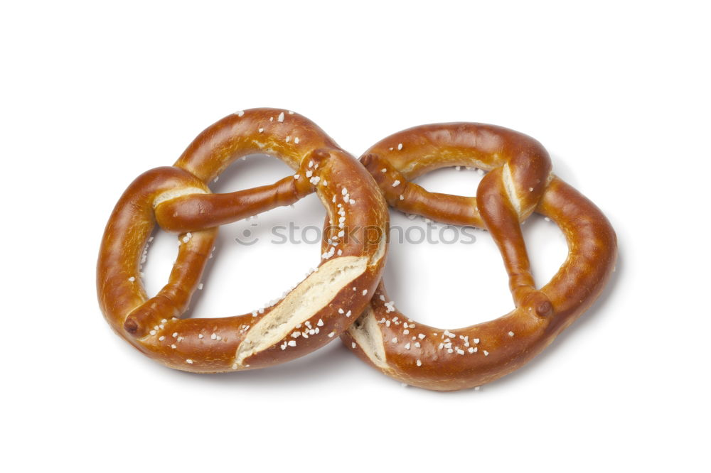 Similar – Image, Stock Photo Love in Bavarian Pretzel