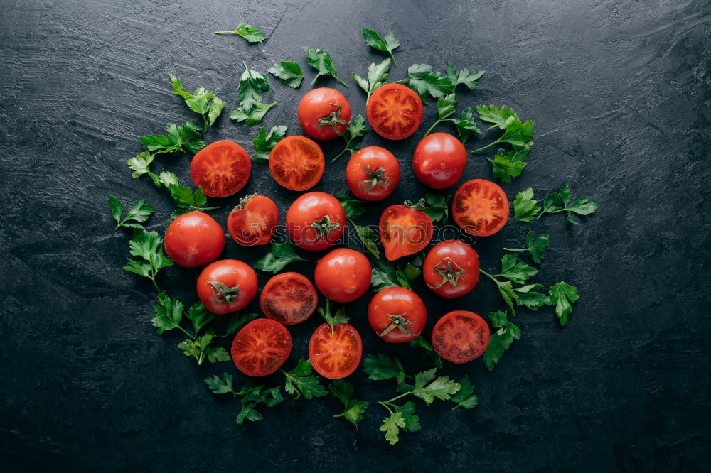 Similar – Image, Stock Photo Fresh white and red radishes with leaves