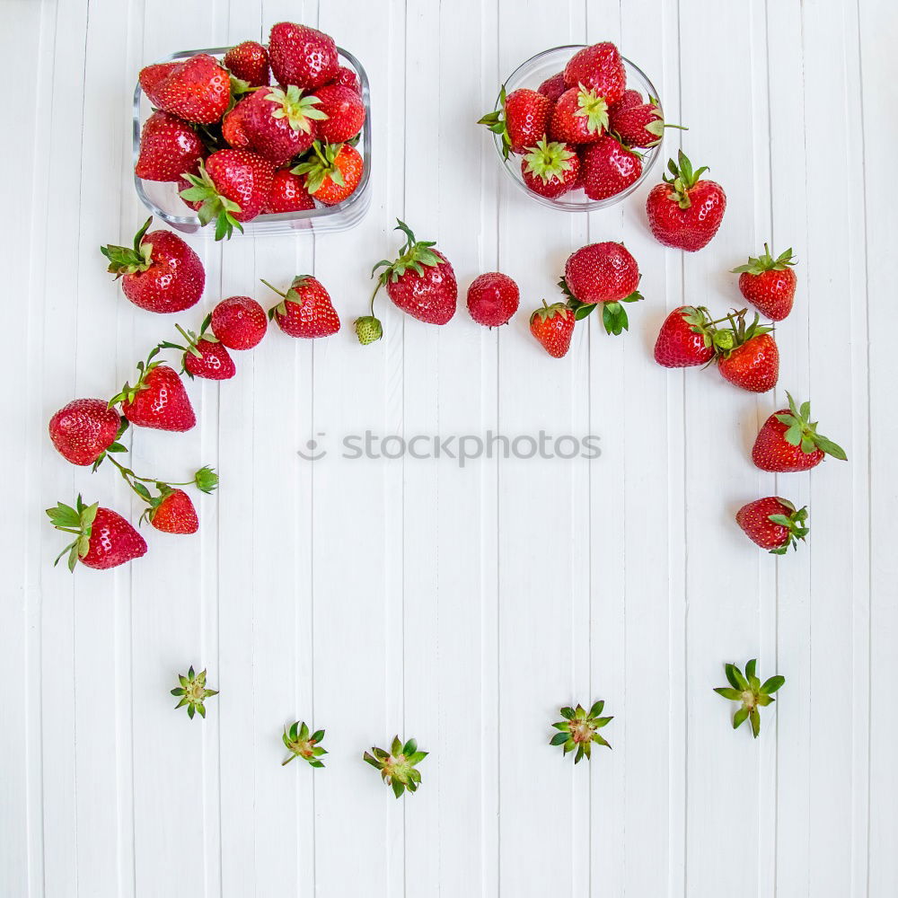 Similar – Image, Stock Photo Cherries in the bowl with twigs and leaves