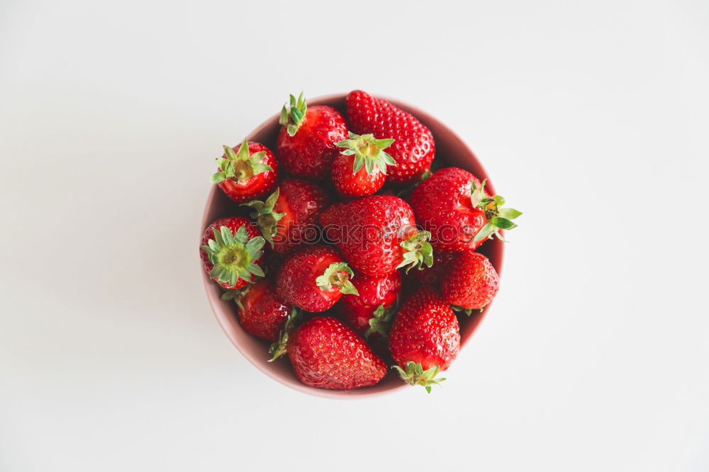 Similar – Image, Stock Photo Fresh strawberries on the plate