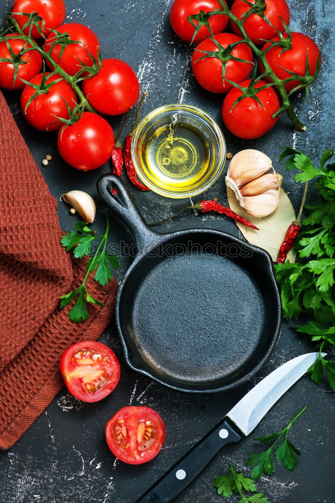 Similar – empty black cast-iron frying pan