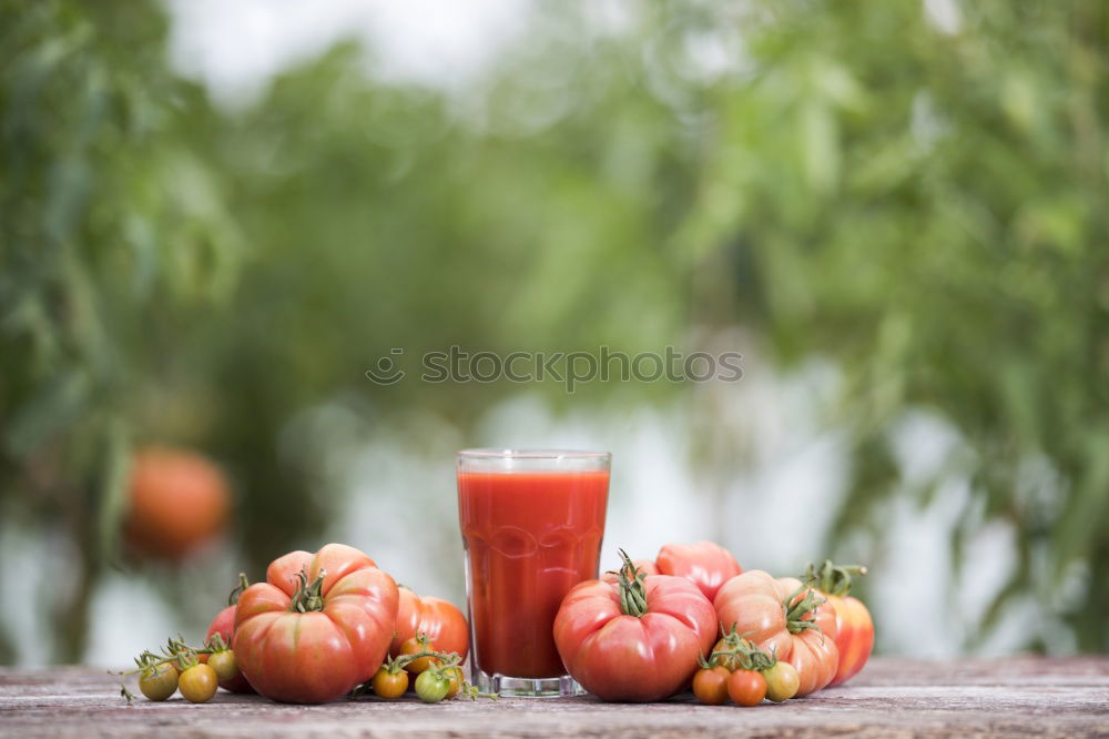 Similar – carrot juice with a glass jar on a wooden surface