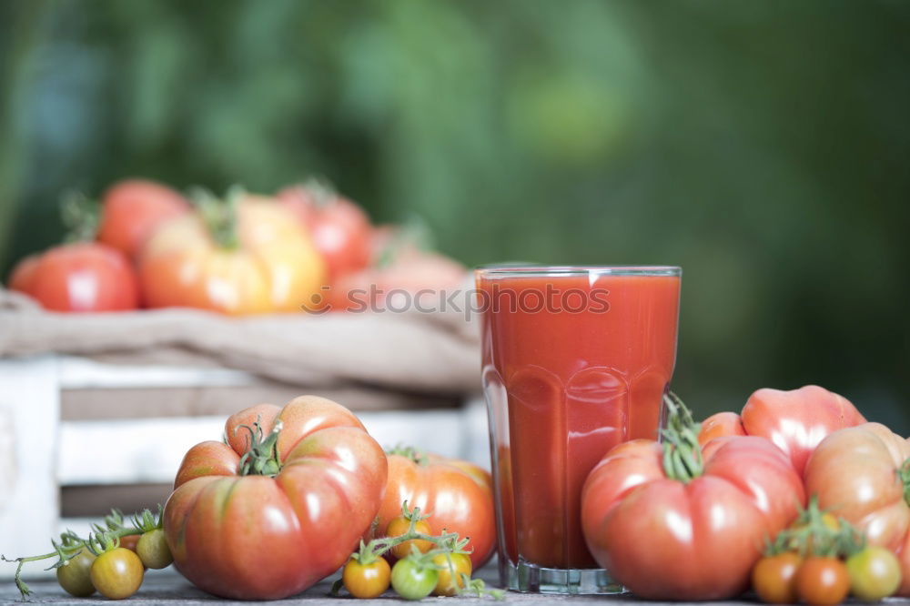 Similar – Juice from carrots, onions and spices in a glass jar