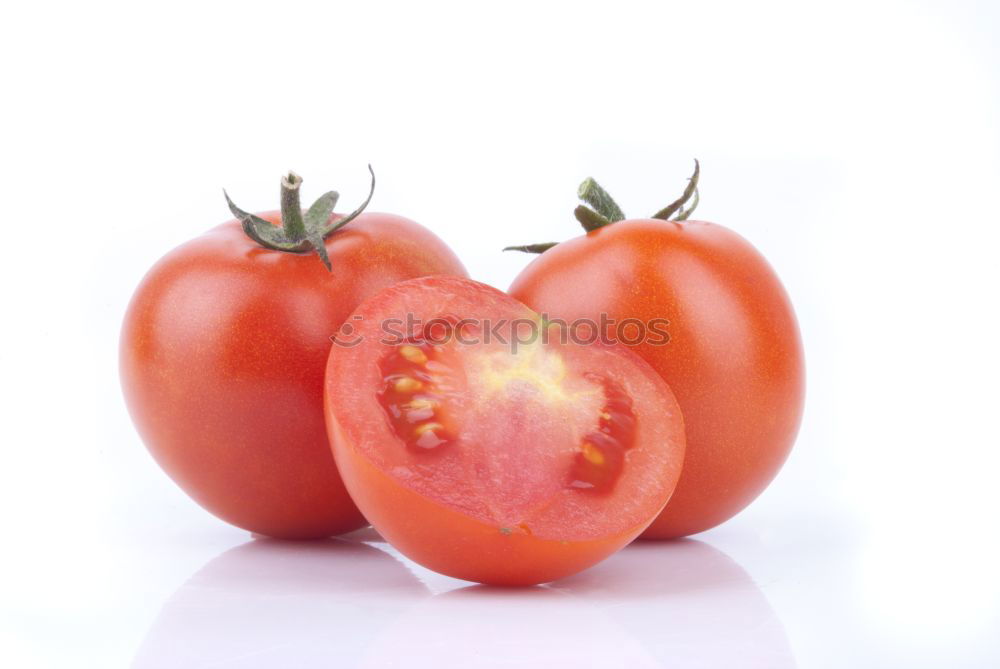 Similar – Image, Stock Photo Close-up of fresh, ripe tomatoes on wood background