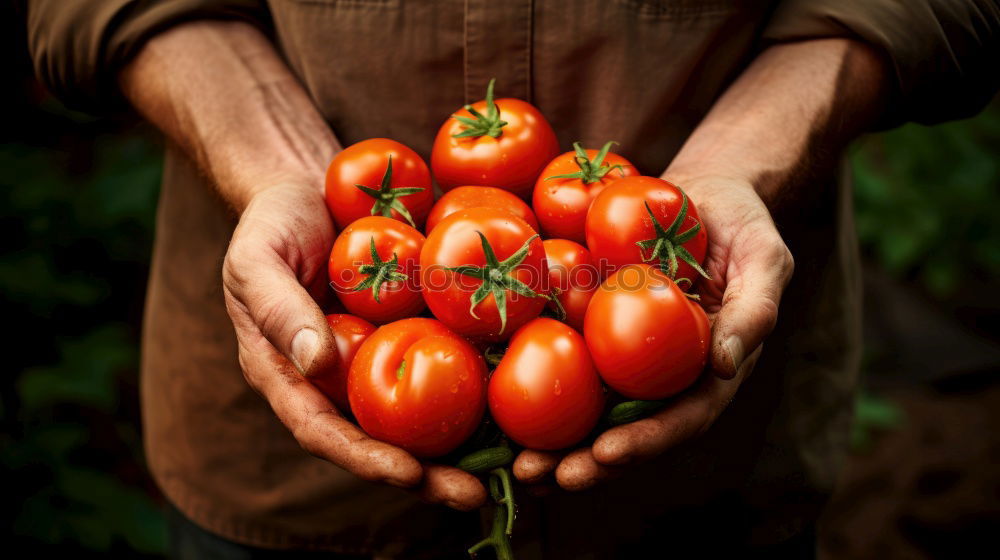 Similar – Image, Stock Photo Dated tomatoes on a shrub