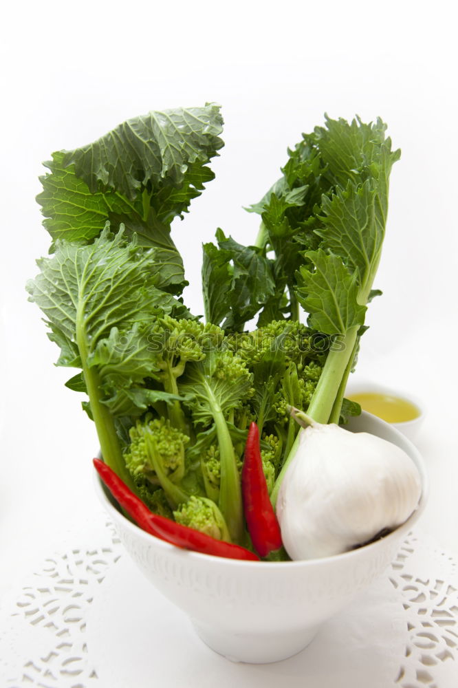 Similar – Image, Stock Photo Spinach, oil and grater with nutmeg