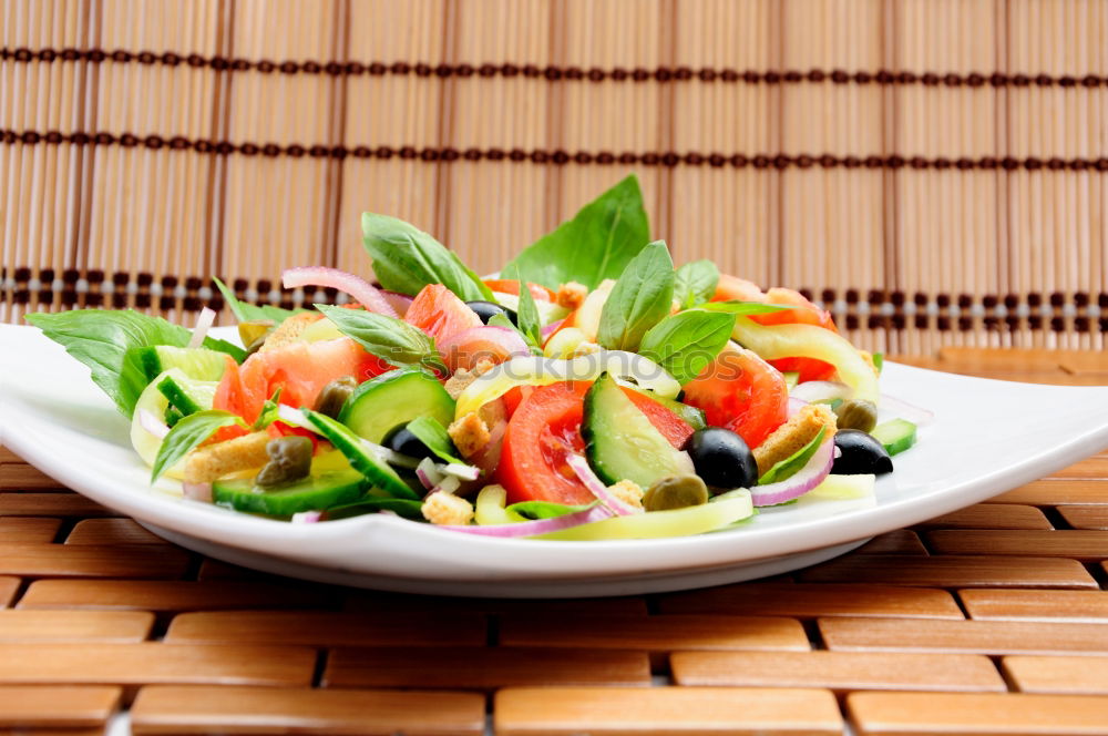 Similar – Greek salad Food Lettuce