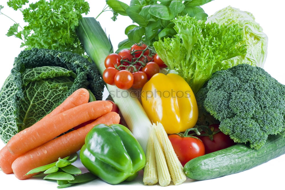 Similar – fresh broccoli in a wicker brown basket