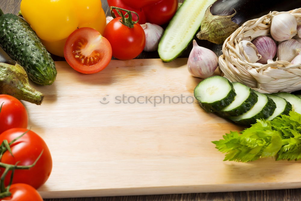 Similar – Image, Stock Photo Fresh ingredients for homemade pizza