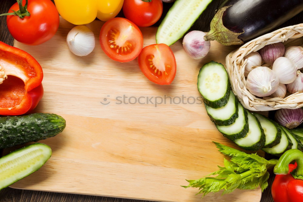 Similar – Image, Stock Photo Fresh ingredients for homemade pizza