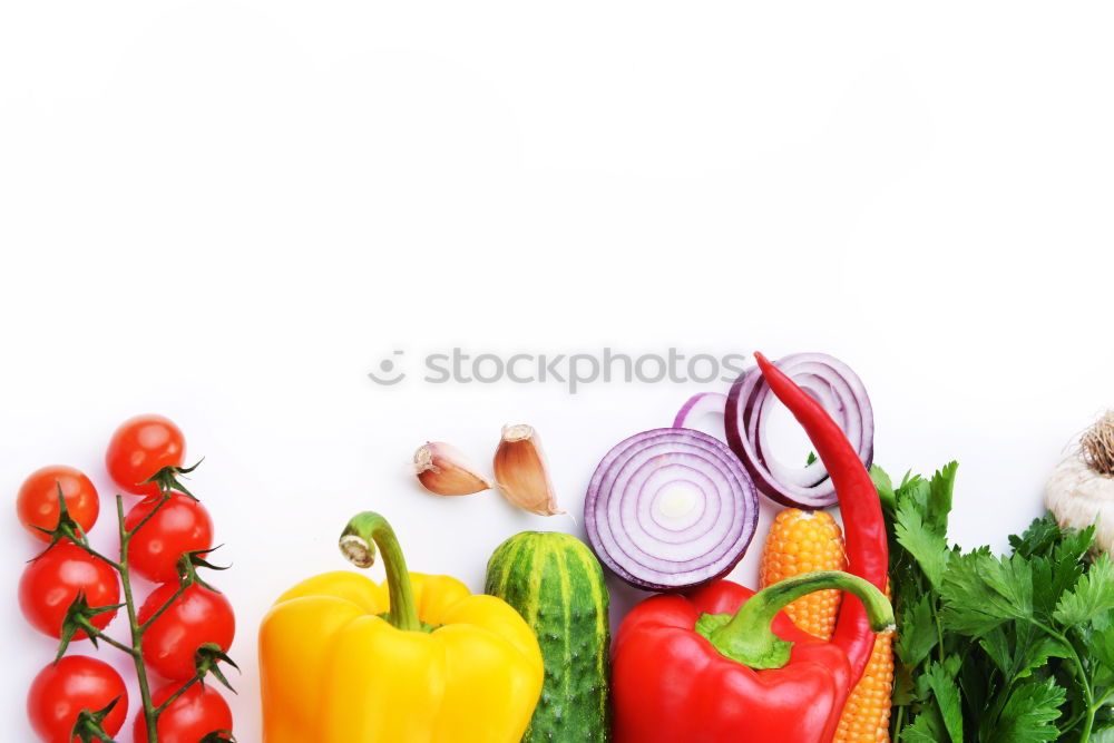 Similar – Image, Stock Photo Organic vegetables and spices for vegetarian cuisine