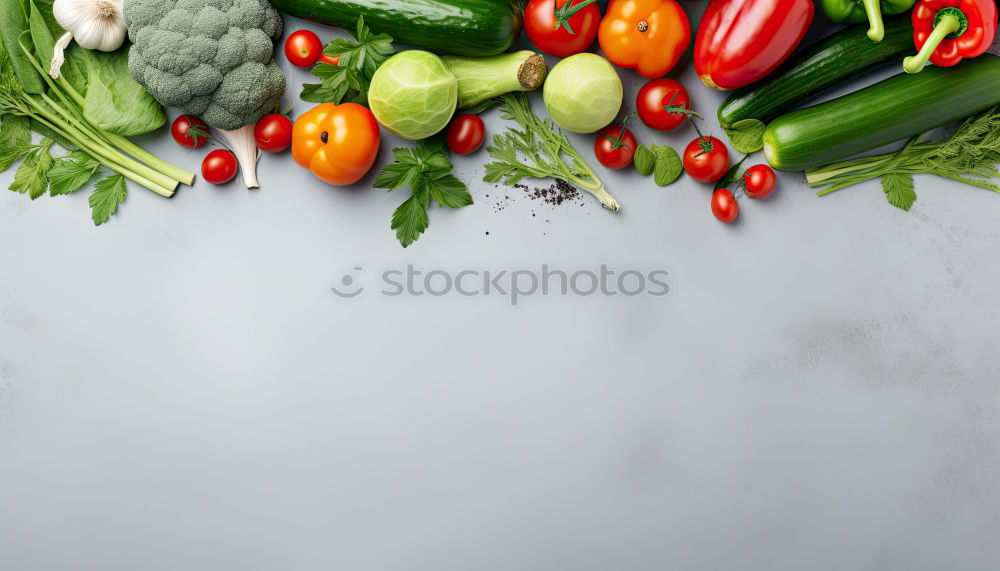 Similar – Image, Stock Photo Fresh vegetables on a wooden table