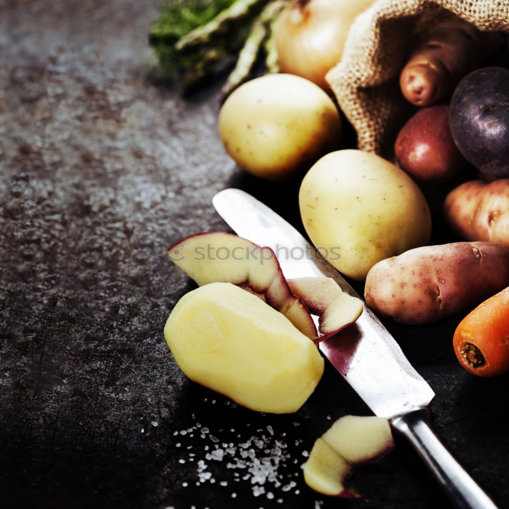 Similar – Image, Stock Photo female hands holding three red onions