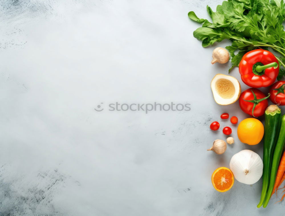 Similar – Image, Stock Photo Salad and dressing ingredients