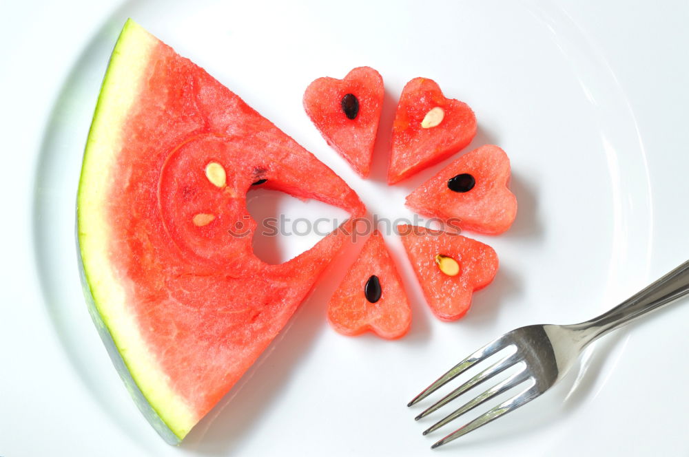 Similar – Image, Stock Photo Watermelon pizza with fruits and berries