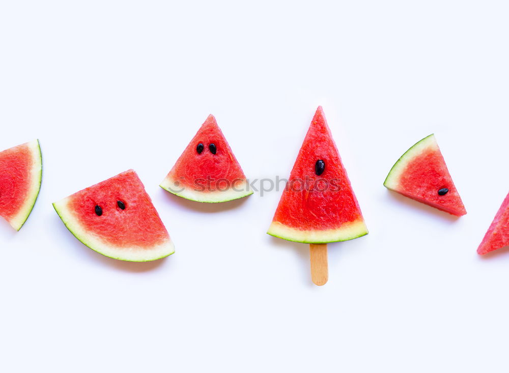 Similar – Image, Stock Photo Watermelon Ice on a stick