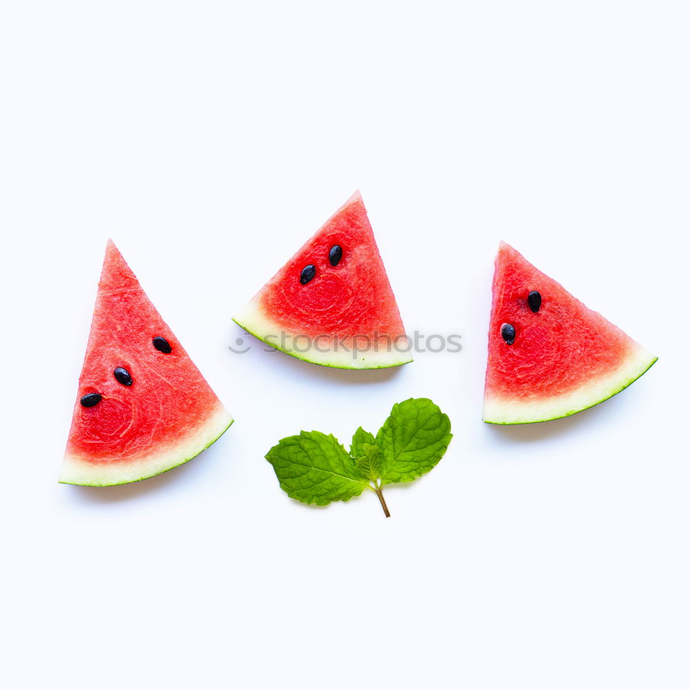 Similar – glasses with watermelon juice and ice cubes