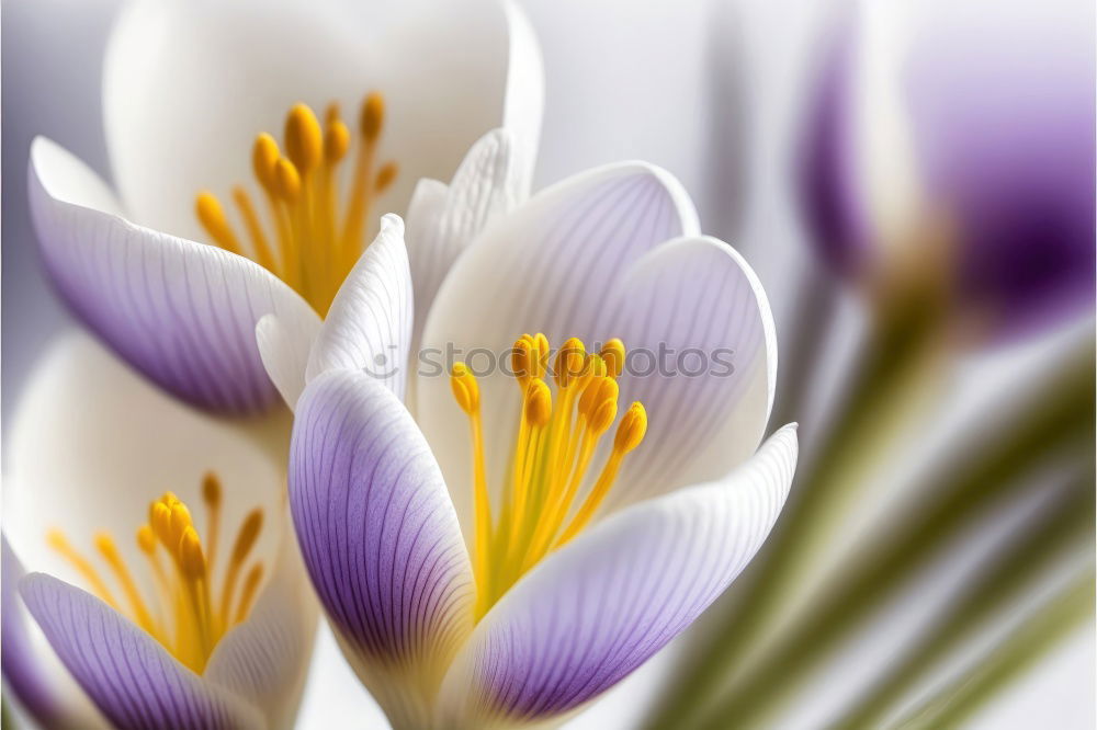 Image, Stock Photo Lovely, flowering crocus