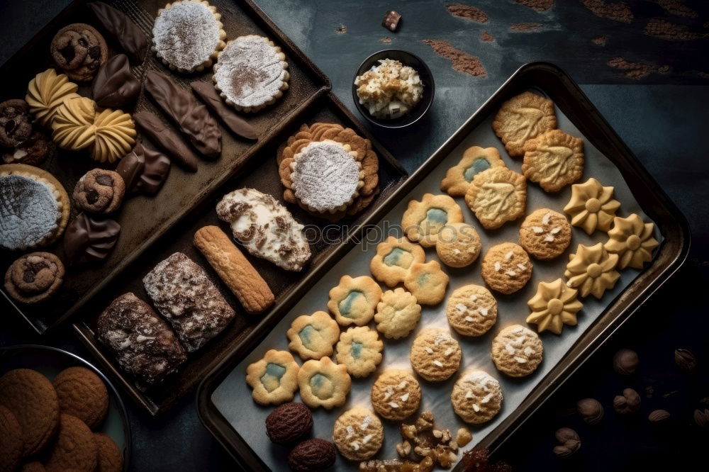 Similar – christmas cookies on a plate