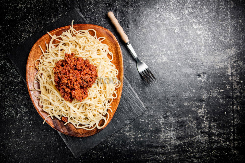 Similar – Spaghetti Bolognese Meat