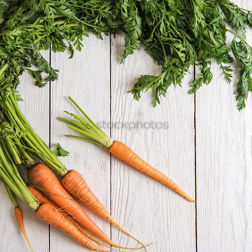 Similar – Image, Stock Photo Fresh carrots and carrot juice in a glass container