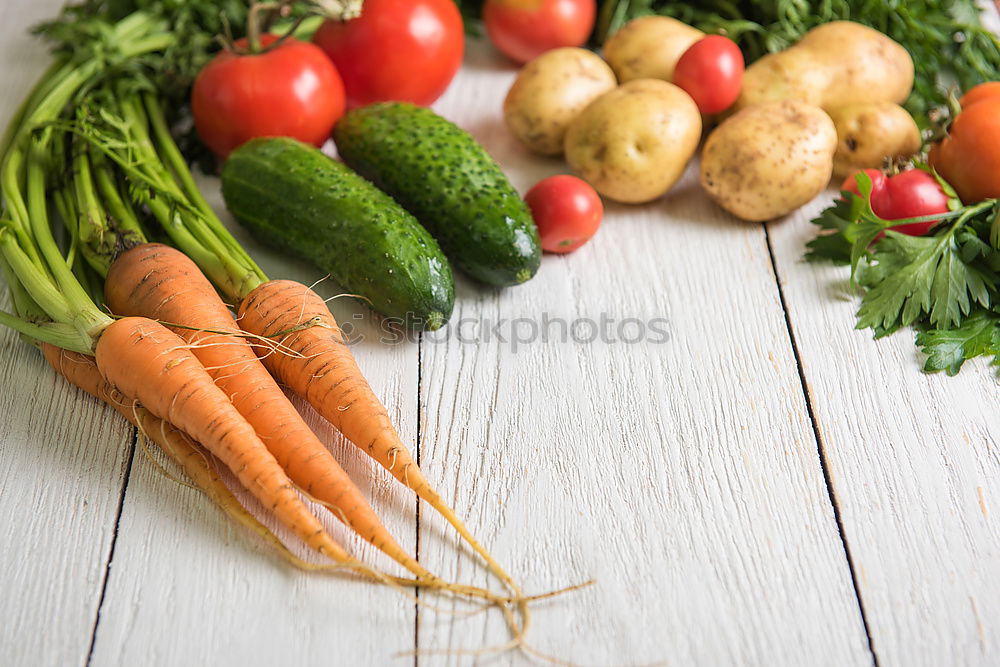 Similar – Image, Stock Photo garden vegetables Food