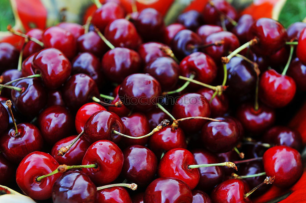 Similar – Image, Stock Photo cherries Nutrition Eating