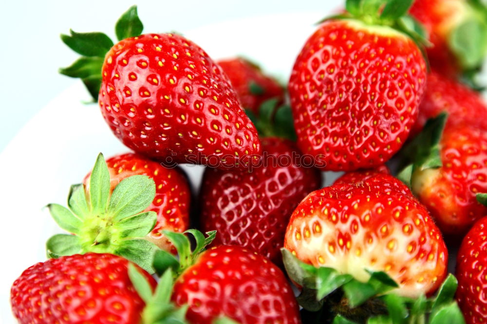 Similar – Image, Stock Photo strawberries Fruity