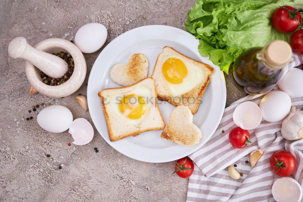 Similar – Image, Stock Photo country breakfast on rustic home kitchen