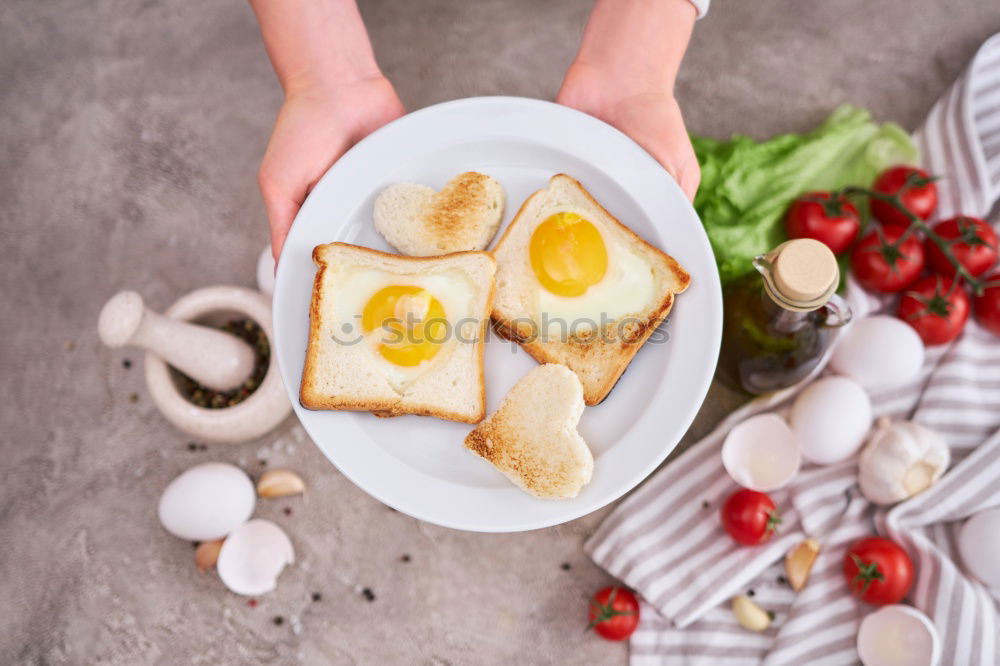 Similar – Image, Stock Photo country breakfast on rustic home kitchen